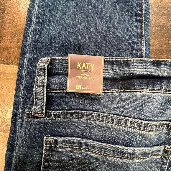 Kut from the Kloth Katy Ankle Straight Leg Jeans - Picture 4 of 8